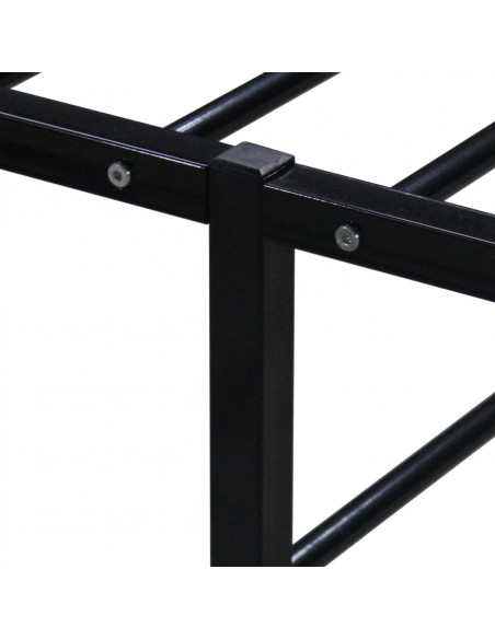 Giroletto Nero in Metallo 120x200 cm