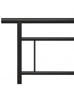 Giroletto Nero in Metallo 140x200 cm