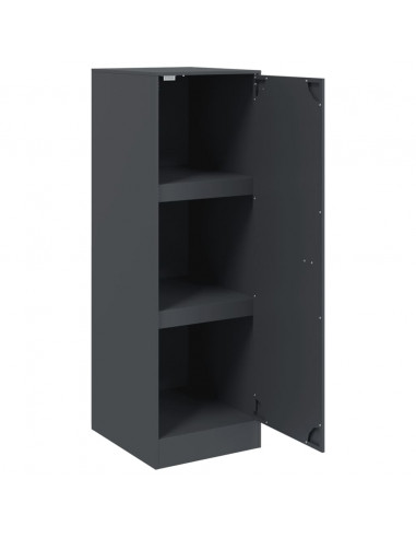 Credenza Antracite 34,5x39x107 cm in Acciaio