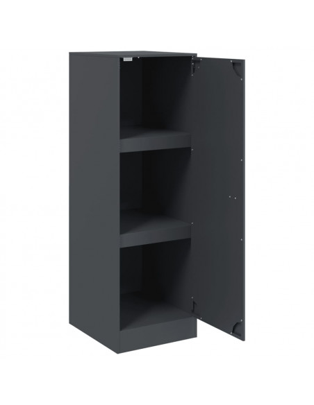 Credenza Antracite 34,5x39x107 cm in Acciaio