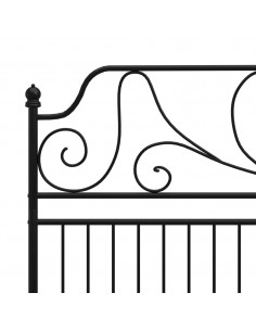 Giroletto Nero in Metallo 200x200 cm