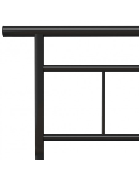 Giroletto Nero in Metallo 200x200 cm