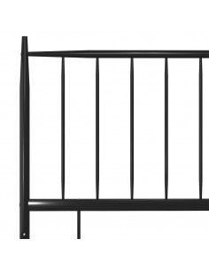 Giroletto Nero in Metallo 90x200 cm