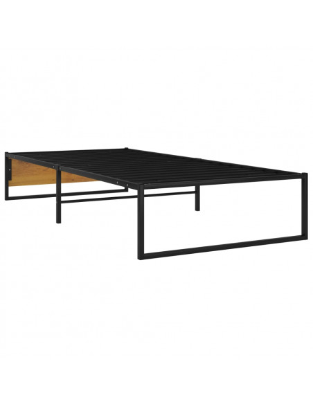 Giroletto Nero in Metallo 90x200 cm