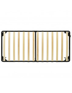 Giroletto Nero in Metallo 90x200 cm