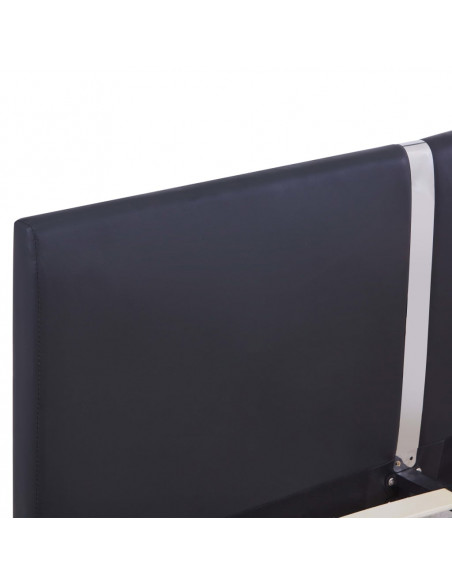Giroletto Nero in Similpelle 140x200 cm