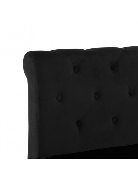 Giroletto Nero in Velluto 100x200 cm