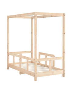 Giroletto per Bambini 70x140 cm in Legno Massello di Pino