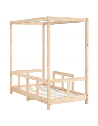 Giroletto per Bambini 70x140 cm in Legno Massello di Pino