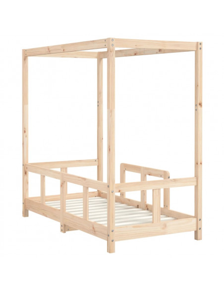 Giroletto per Bambini 70x140 cm in Legno Massello di Pino