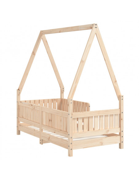 Giroletto per Bambini 70x140 cm in Legno Massello di Pino
