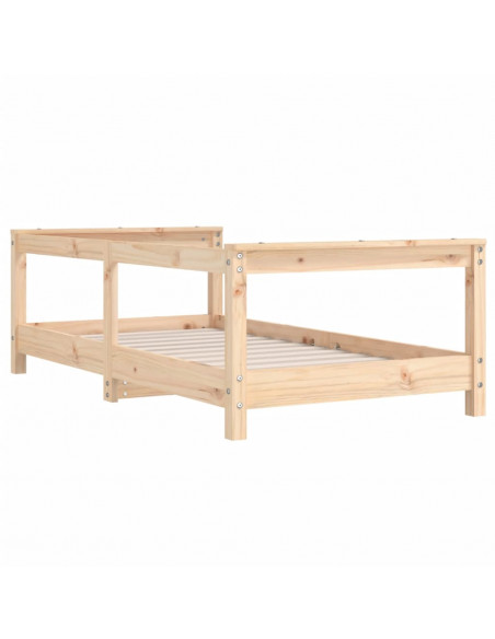 Giroletto per Bambini 70x140 cm in Legno Massello di Pino