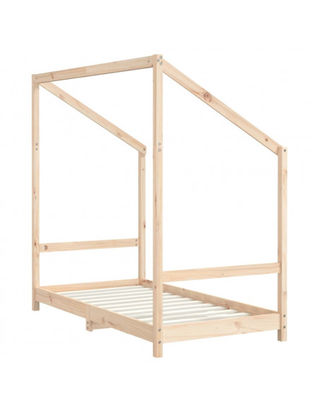 Giroletto per Bambini 80x160 cm in Legno Massello di Pino