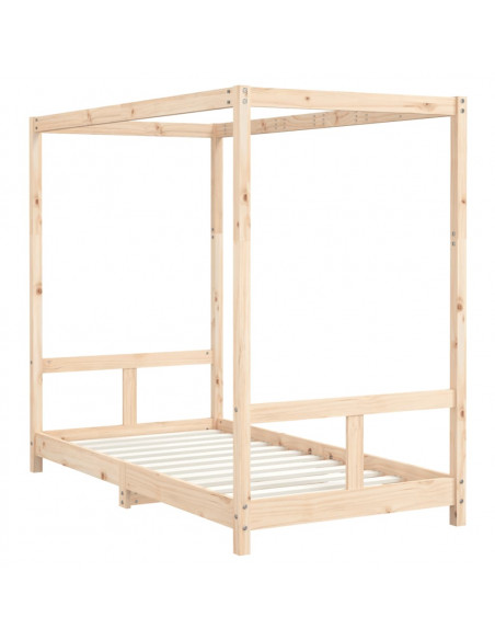 Giroletto per Bambini 80x160 cm in Legno Massello di Pino