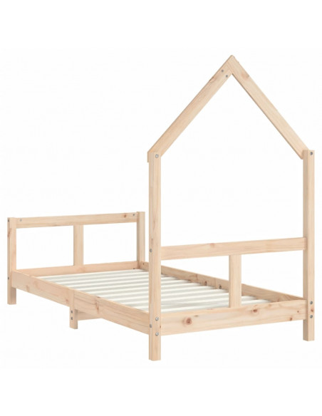 Giroletto per Bambini 80x160 cm in Legno Massello di Pino