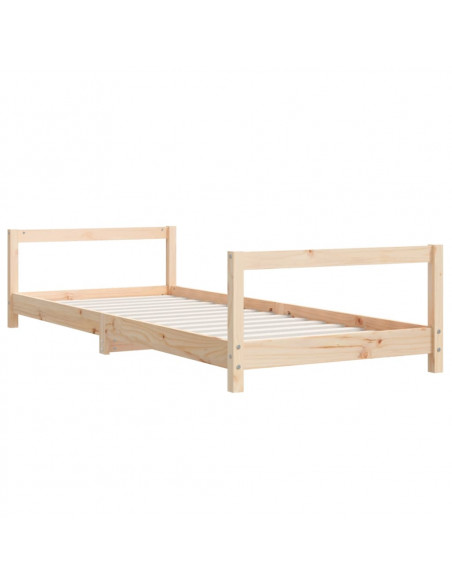 Giroletto per Bambini 80x200 cm in Legno Massello di Pino