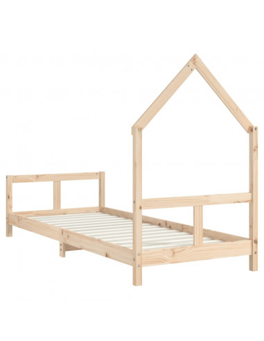 Giroletto per Bambini 80x200 cm in Legno Massello di Pino