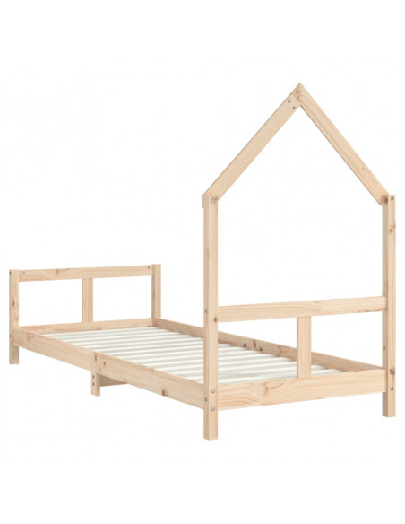 Giroletto per Bambini 80x200 cm in Legno Massello di Pino