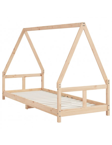 Giroletto per Bambini 80x200 cm in Legno Massello di Pino