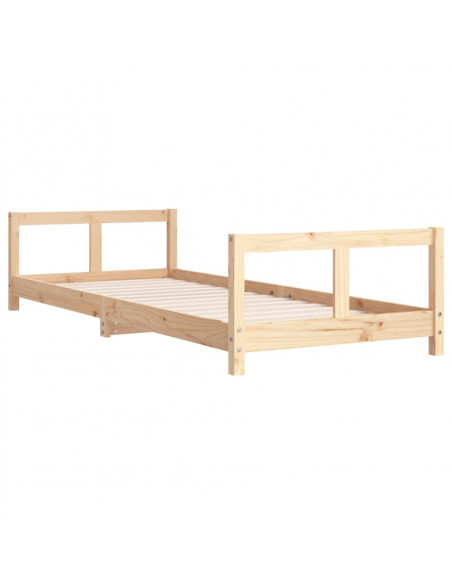 Giroletto per Bambini 80x200 cm in Legno Massello di Pino