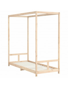 Giroletto per Bambini 80x200 cm in Legno Massello di Pino