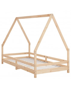 Giroletto per Bambini 90x190 cm in Legno Massello di Pino