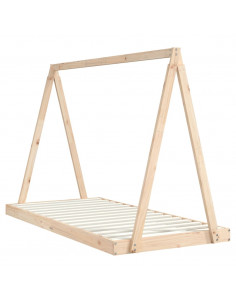 Giroletto per Bambini 90x190 cm in Legno Massello di Pino