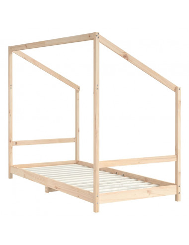 Giroletto per Bambini 90x190 cm in Legno Massello di Pino