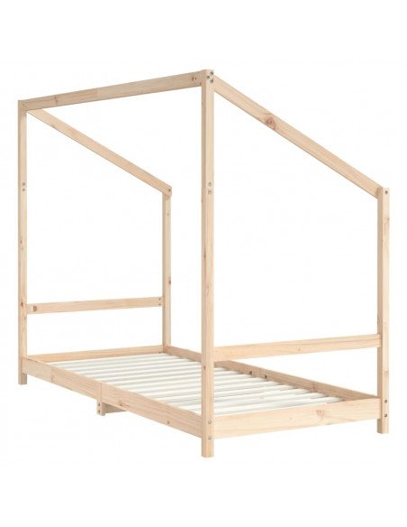 Giroletto per Bambini 90x190 cm in Legno Massello di Pino