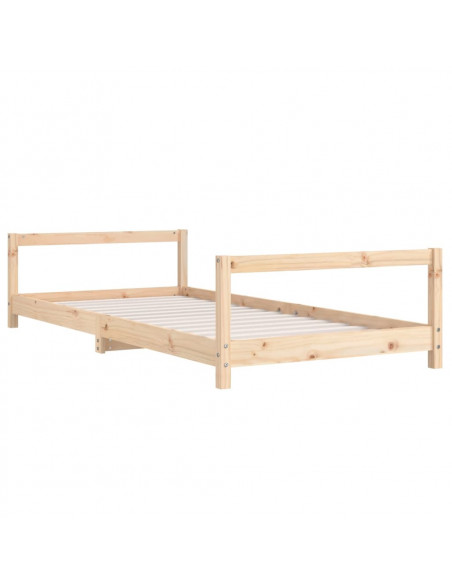 Giroletto per Bambini 90x190 cm in Legno Massello di Pino