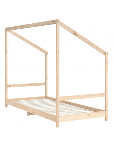 Giroletto per Bambini 90x200 cm in Legno Massello di Pino