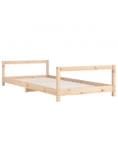 Giroletto per Bambini 90x200 cm in Legno Massello di Pino