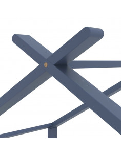 Giroletto per Bambini Grigio in Massello di Pino 70x140 cm