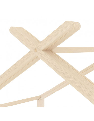 Giroletto per Bambini in Legno Massello di Pino 70x140 cm