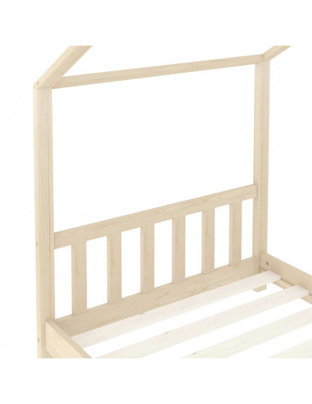 Giroletto per Bambini in Legno Massello di Pino 70x140 cm