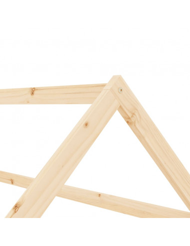 Giroletto per Bambini in Legno Massello di Pino 70x140 cm