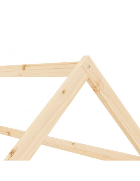 Giroletto per Bambini in Legno Massello di Pino 70x140 cm