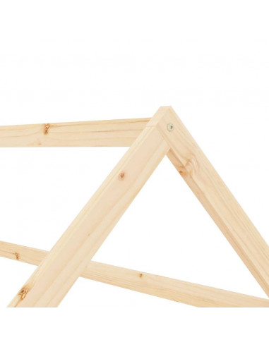 Giroletto per Bambini in Legno Massello di Pino 80x160 cm