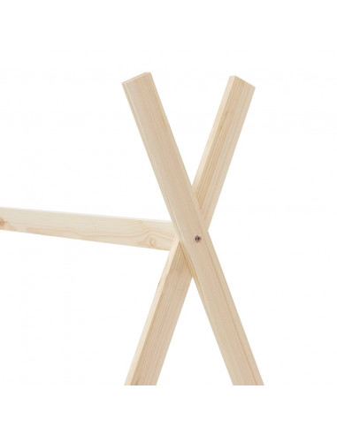 Giroletto per Bambini in Legno Massello di Pino 80x160 cm
