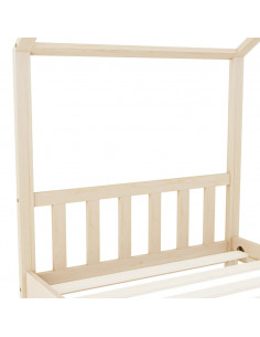 Giroletto per Bambini in Legno Massello di Pino 90x200 cm