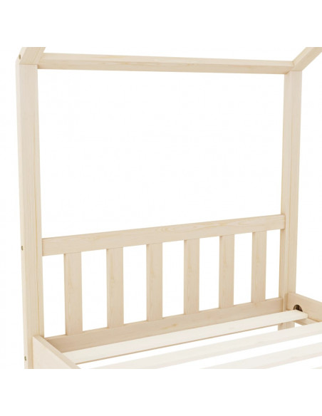 Giroletto per Bambini in Legno Massello di Pino 90x200 cm