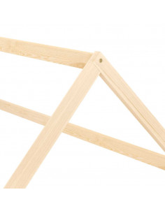 Giroletto per Bambini in Legno Massello di Pino 90x200 cm