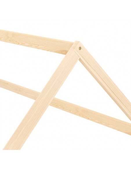 Giroletto per Bambini in Legno Massello di Pino 90x200 cm