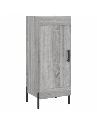 Credenza Grigio Sonoma 34,5x34x180 cm in Legno Multistrato