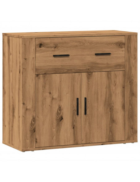 Credenza Rovere Artigianale 80x33x70 cm in Truciolato
