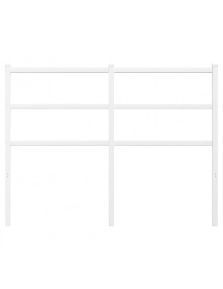 Testiera in Metallo Bianco 120 cm
