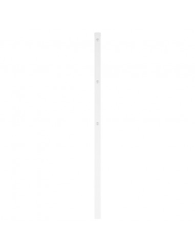 Testiera in Metallo Bianco 120 cm