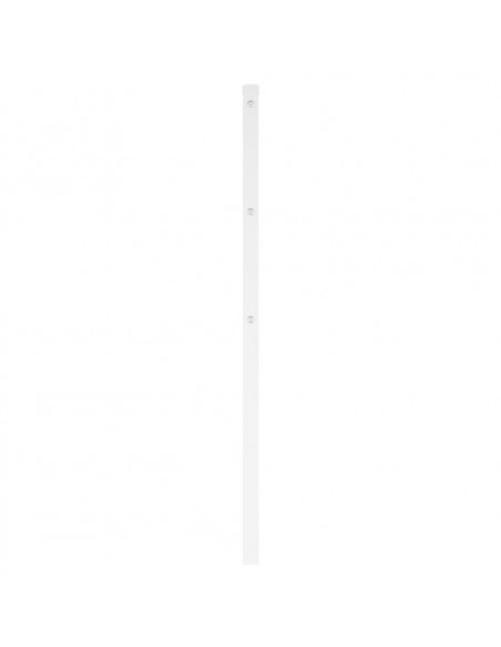 Testiera in Metallo Bianco 120 cm