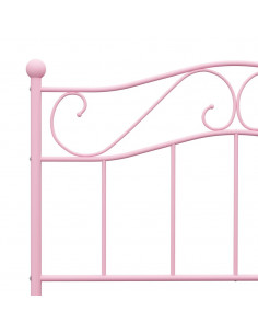 Giroletto Rosa in Metallo 90x200 cm