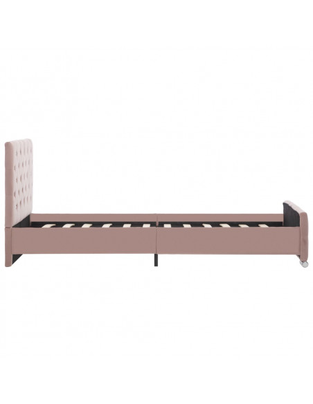 Giroletto Rosa in Velluto 90x200 cm